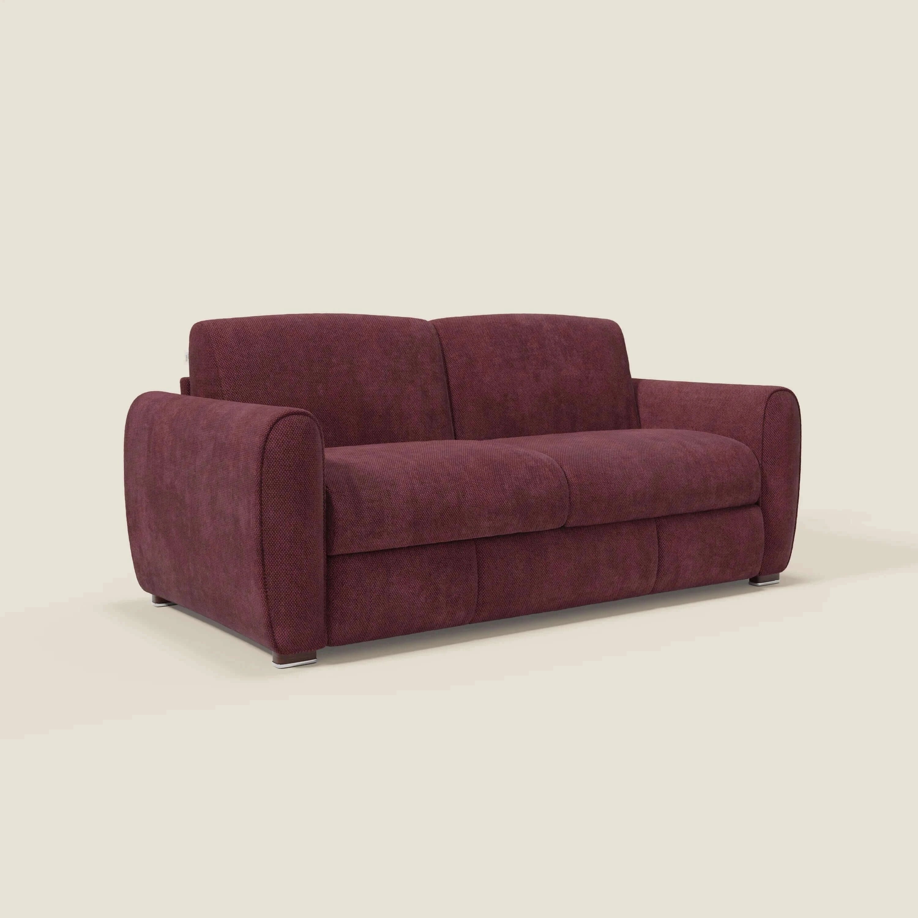 Kaleo Divano letto moderno con materasso H17 cm - in raffinato tessuto impermeabile T26 - divitt.sbs