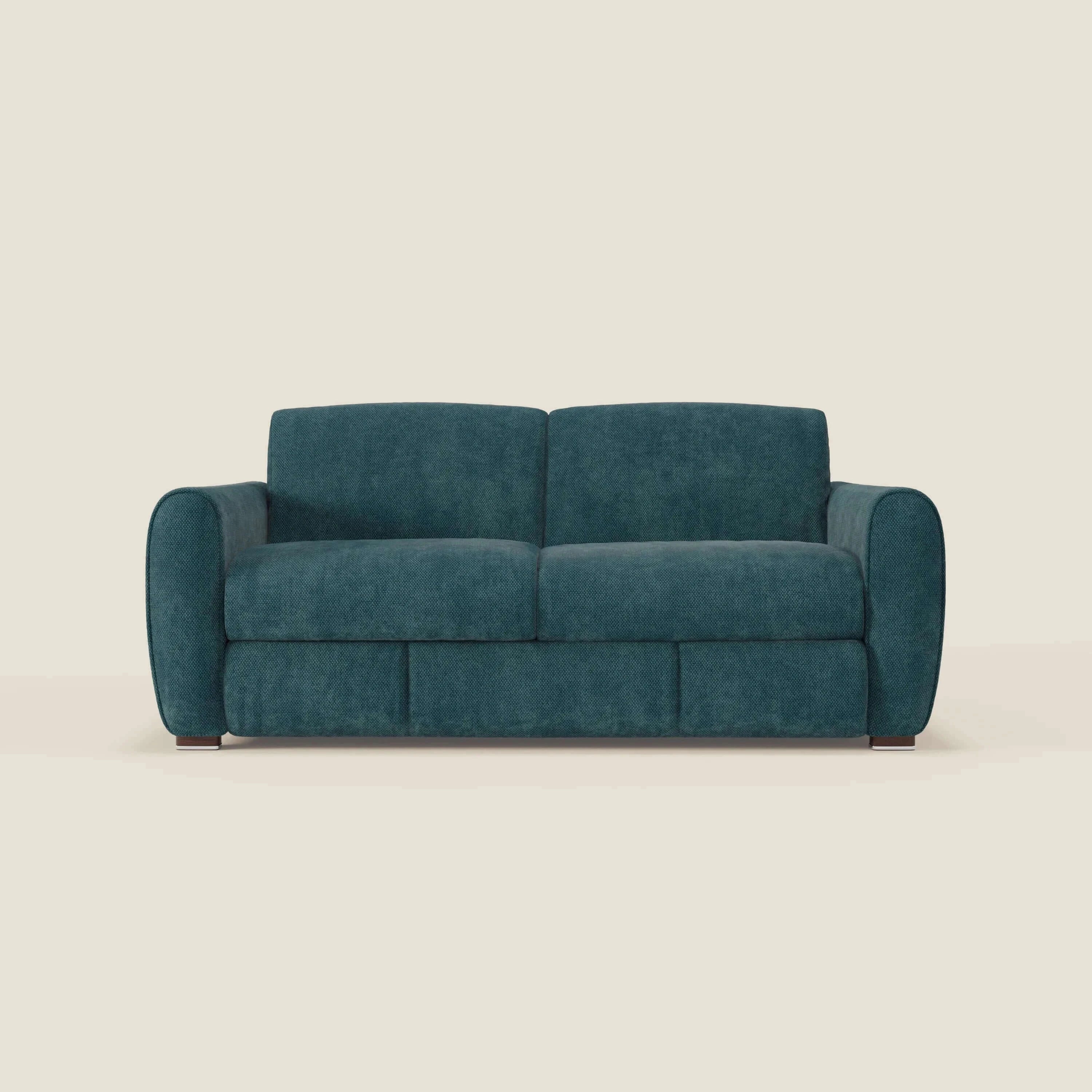 Kaleo Divano letto moderno con materasso H17 cm - in raffinato tessuto impermeabile T26 - divitt.sbs