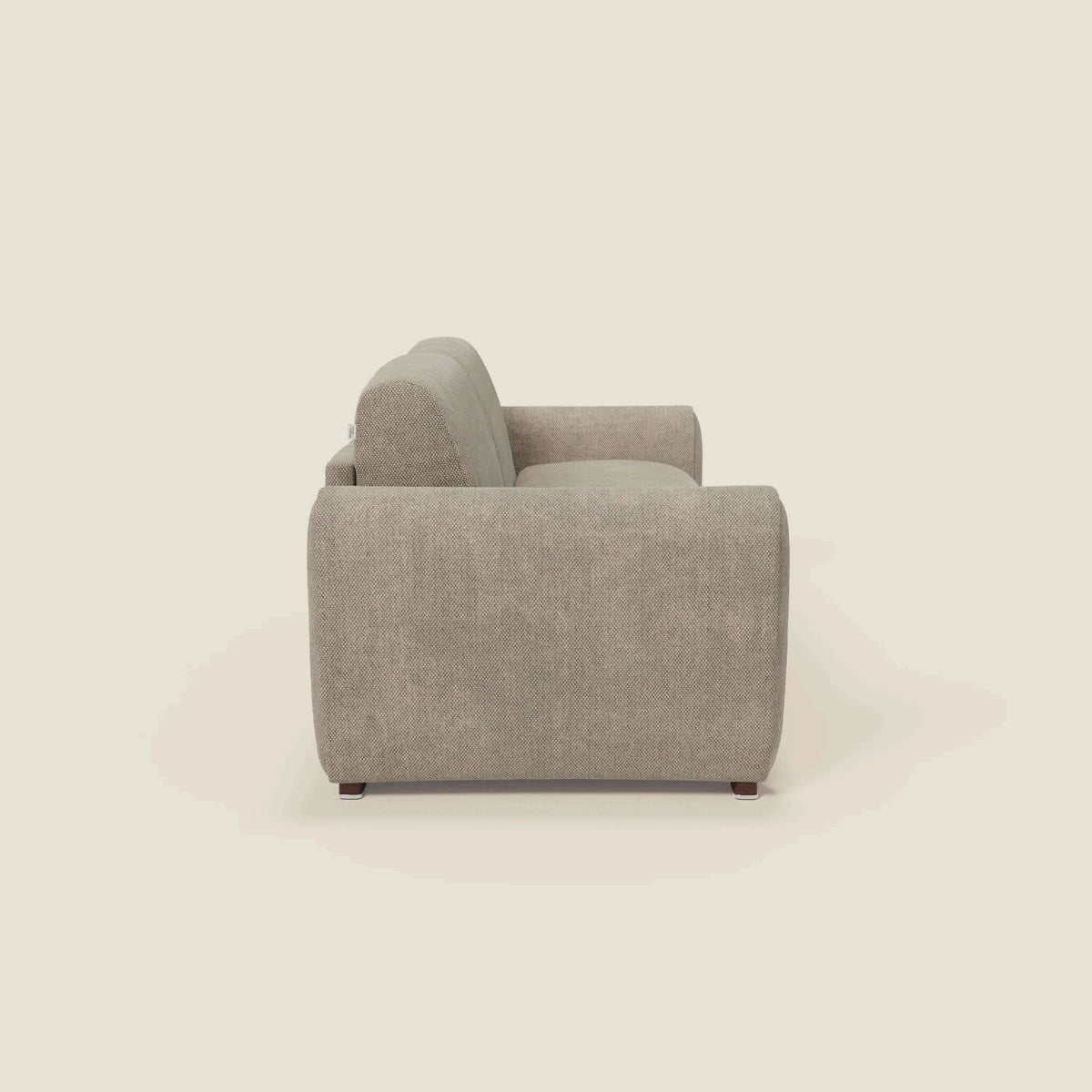 Kaleo Divano letto moderno con materasso H17 cm - in raffinato tessuto impermeabile T26 - divitt.sbs