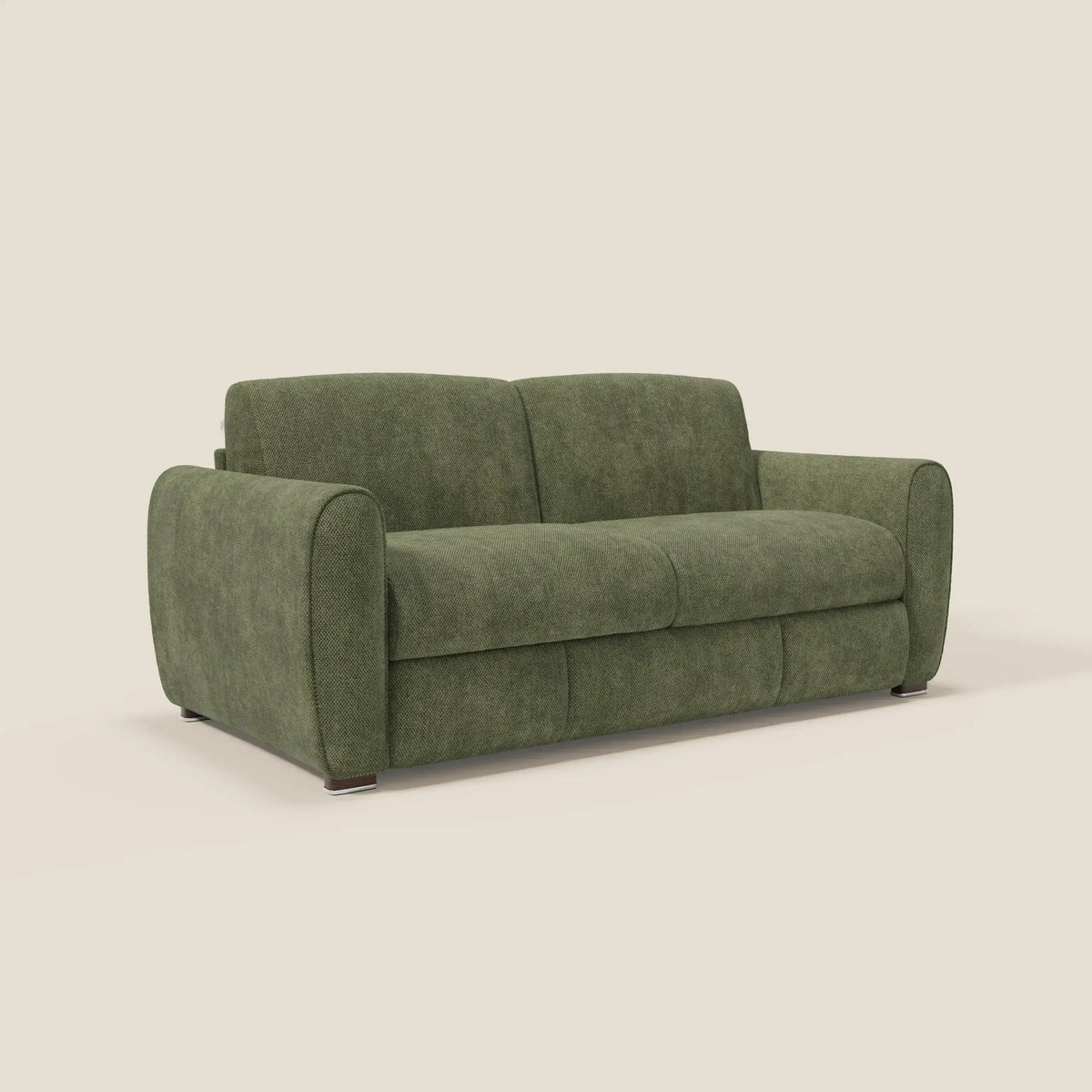 Kaleo Divano letto moderno con materasso H17 cm - in raffinato tessuto impermeabile T26 - divitt.sbs