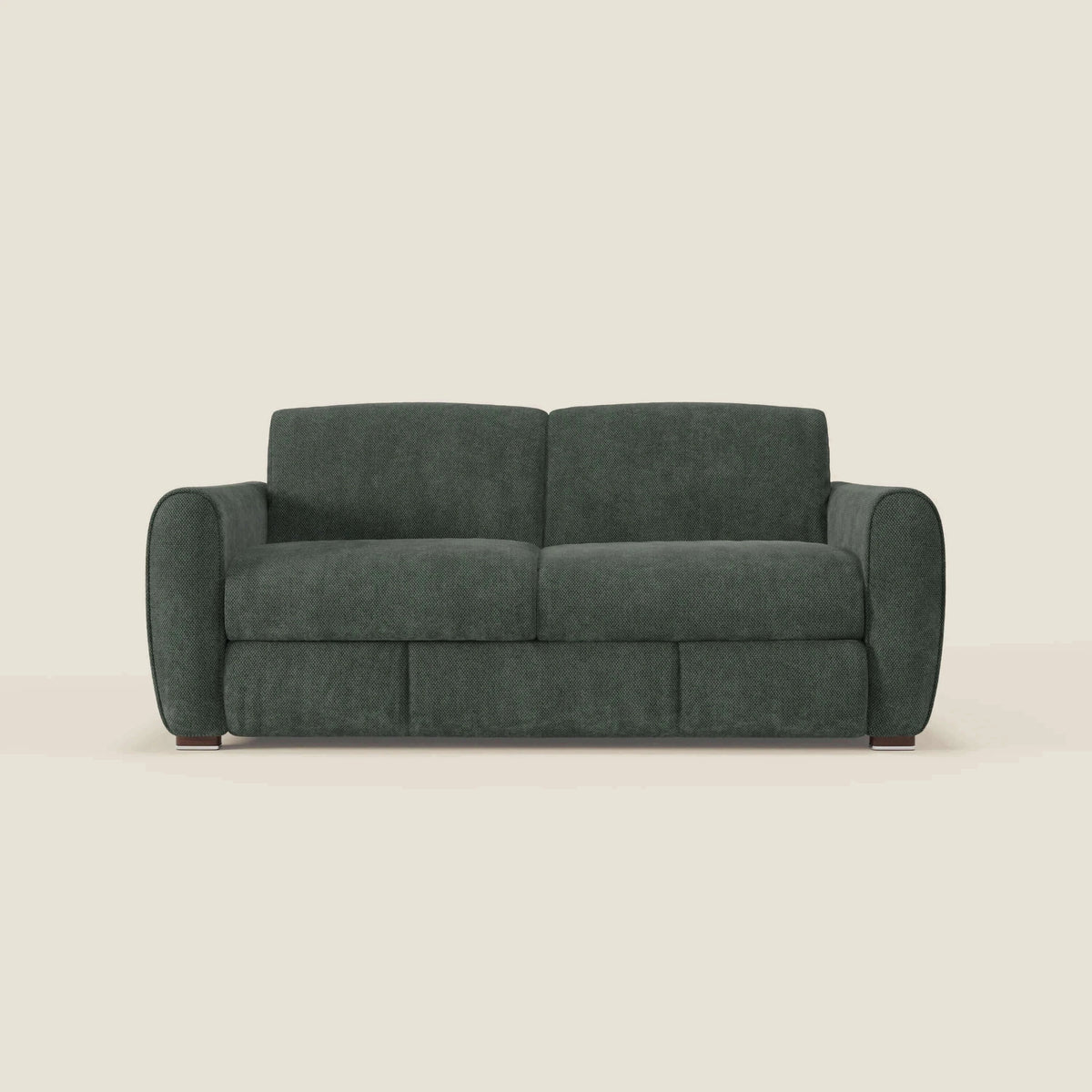 Kaleo Divano letto moderno con materasso H17 cm - in raffinato tessuto impermeabile T26 - divitt.sbs