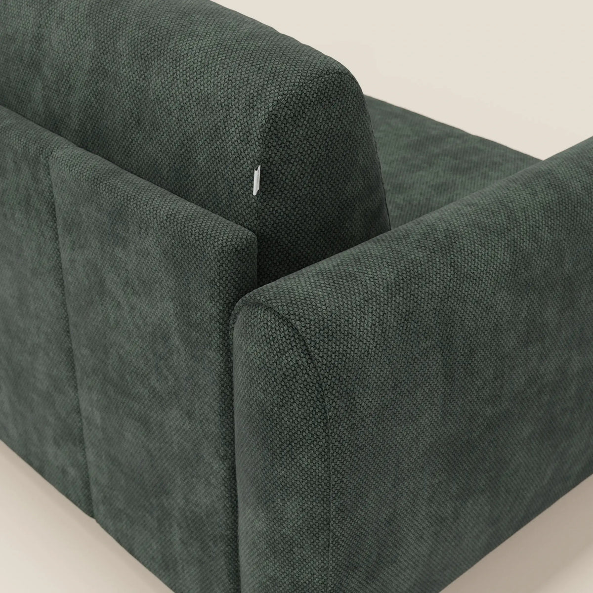 Kaleo Divano letto moderno con materasso H17 cm - in raffinato tessuto impermeabile T26 - divitt.sbs