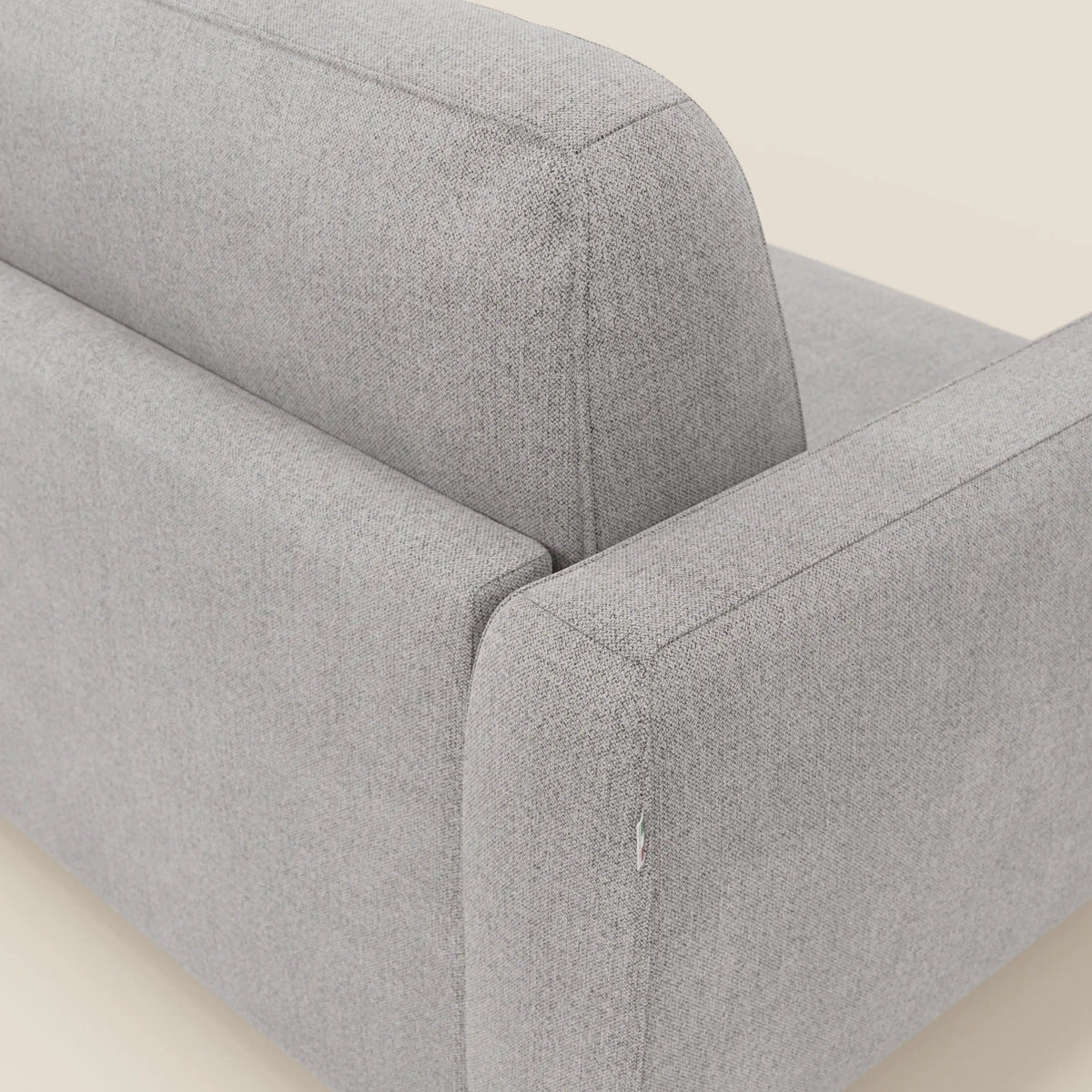 Leonida divano letto sfoderabile e materasso H18 cm - vano portaguanciali in tessuto Smacchiabile T23 - divitt.sbs