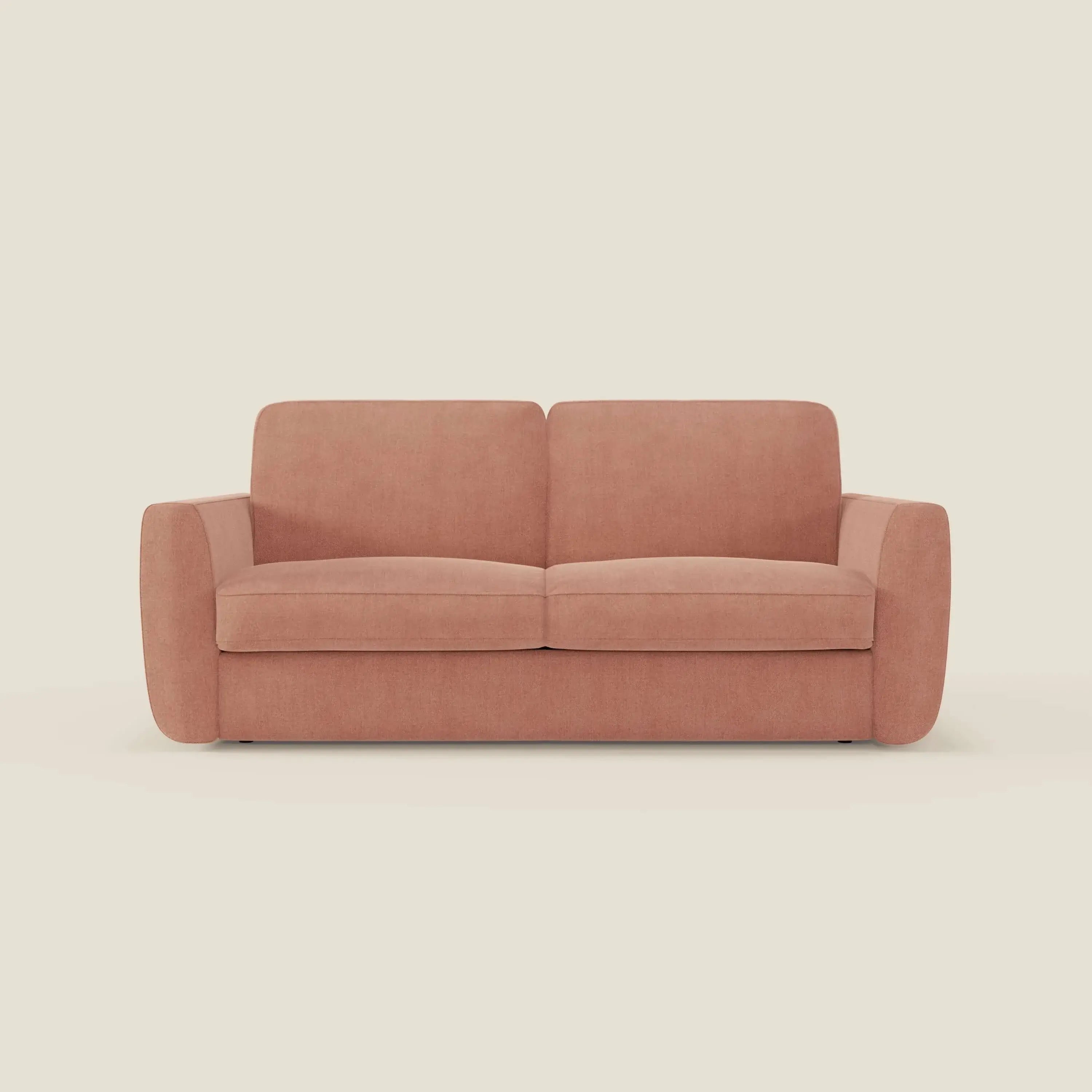 Leonida divano letto sfoderabile e materasso H18 cm - vano portaguanciali in tessuto Smacchiabile T23 - divitt.sbs
