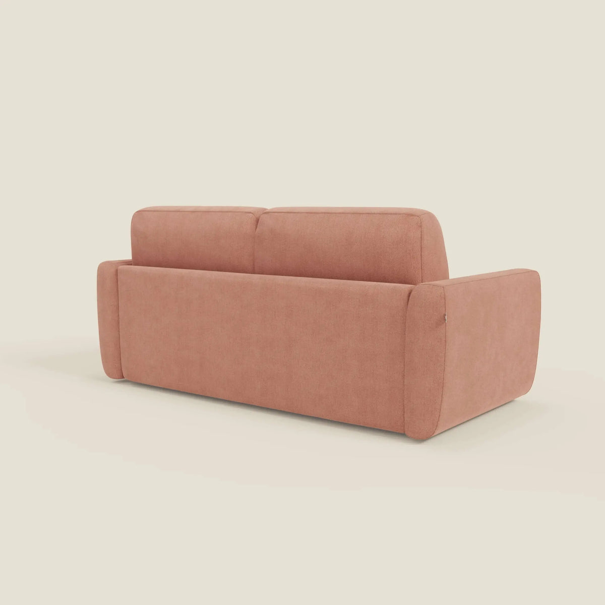 Leonida divano letto sfoderabile e materasso H18 cm - vano portaguanciali in tessuto Smacchiabile T23 - divitt.sbs