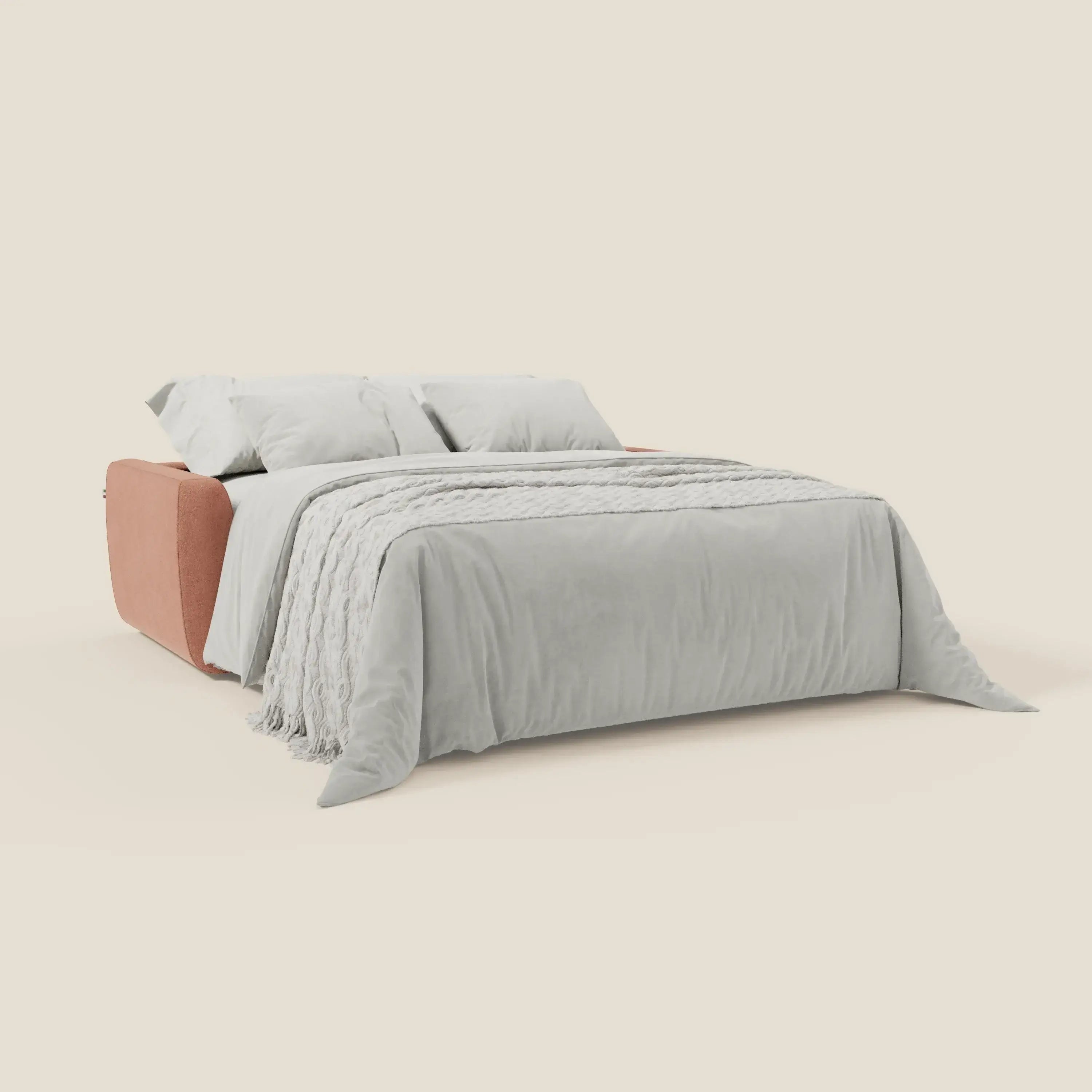 Leonida divano letto sfoderabile e materasso H18 cm - vano portaguanciali in tessuto Smacchiabile T23 - divitt.sbs