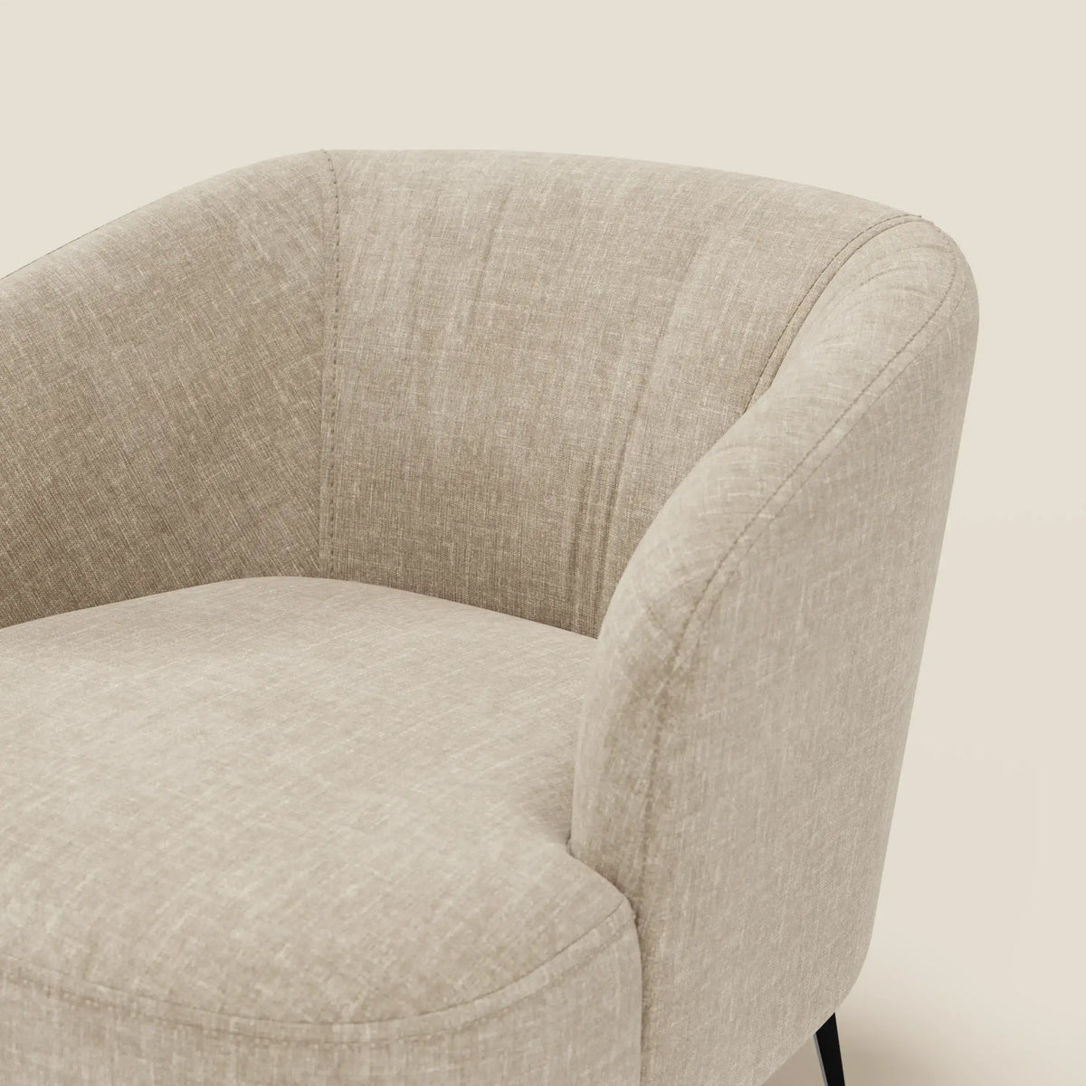 Renoa Poltroncina dall'eleganza moderna in tessuto smacchiabile T24 - divitt.sbs