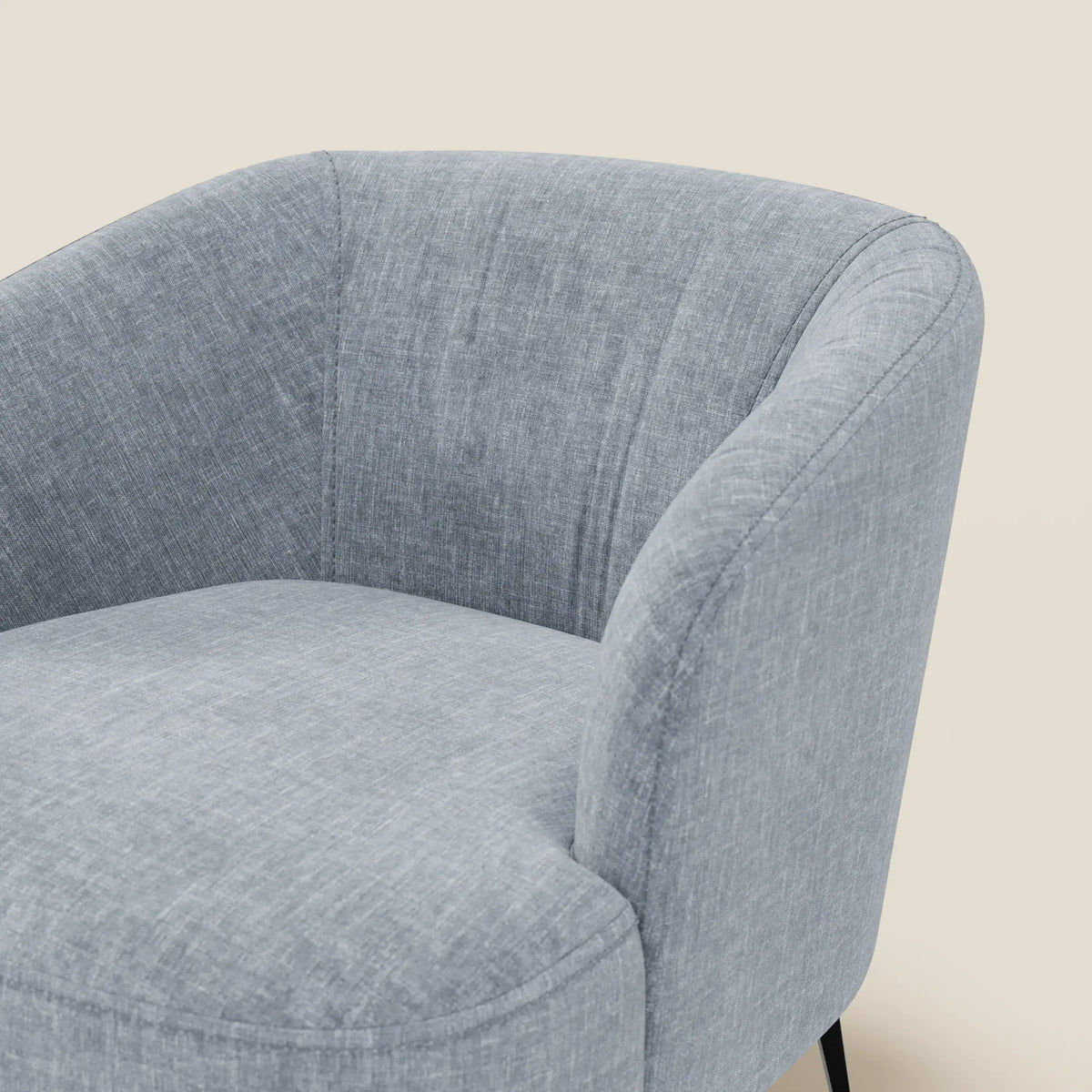 Renoa Poltroncina dall'eleganza moderna in tessuto smacchiabile T24 - divitt.sbs
