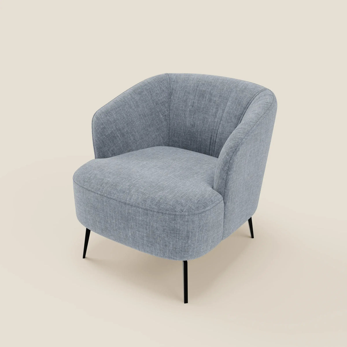 Renoa Poltroncina dall'eleganza moderna in tessuto smacchiabile T24 - divitt.sbs