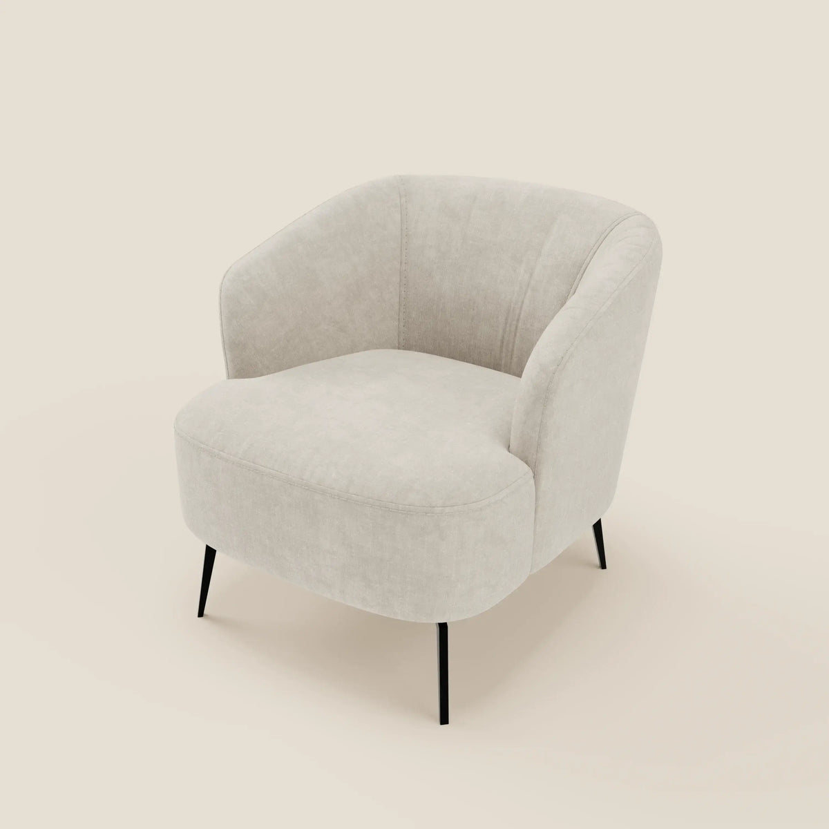 Renoa Poltroncina dall'eleganza moderna in tessuto smacchiabile T24 - divitt.sbs