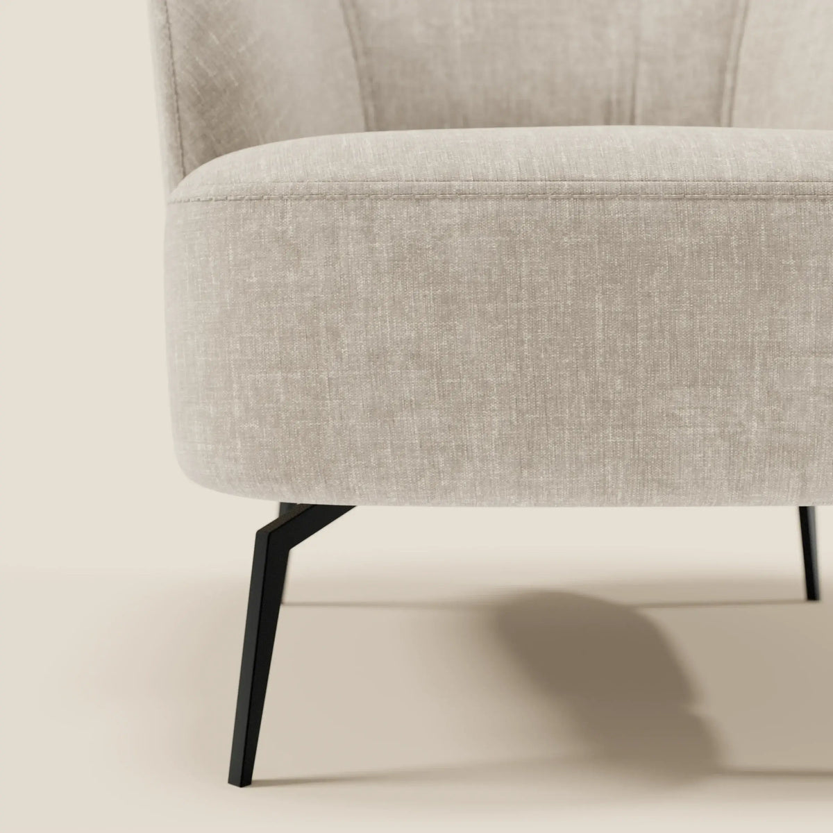 Renoa Poltroncina dall'eleganza moderna in tessuto smacchiabile T24 - divitt.sbs