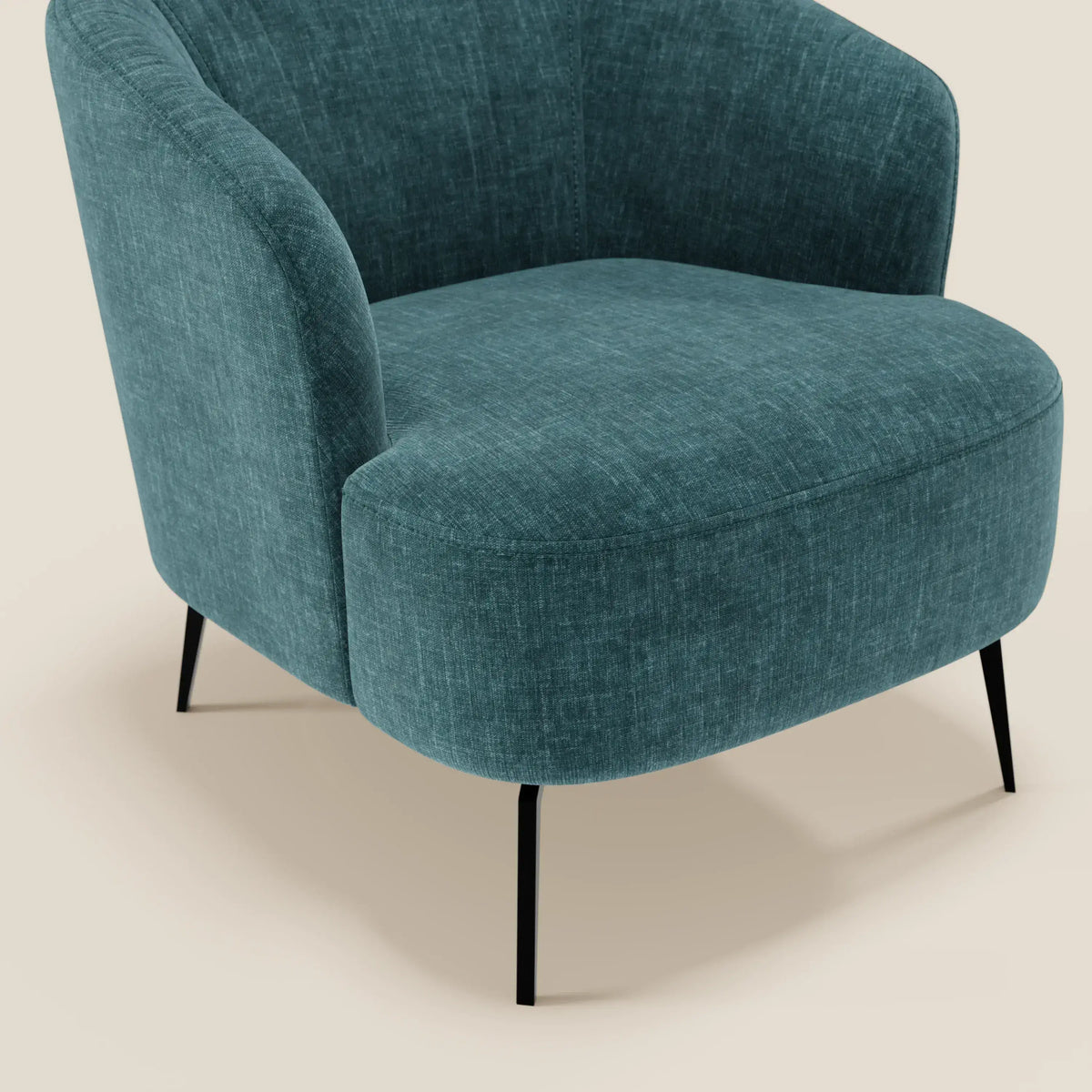 Renoa Poltroncina dall'eleganza moderna in tessuto smacchiabile T24 - divitt.sbs