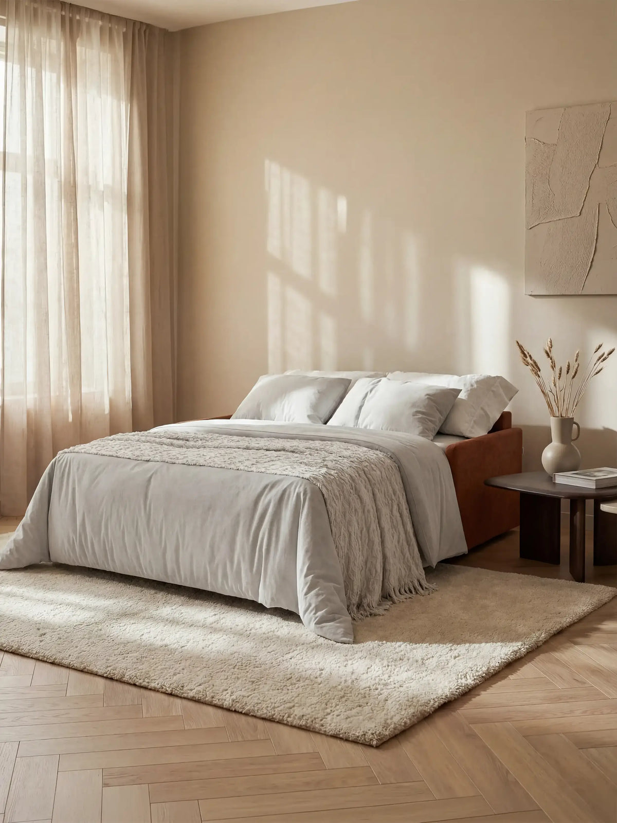 Tommy Divano letto 2 e 3 posti matrimoniale - 100% sfoderabile in tessuto simil cotone smacchiabile T33