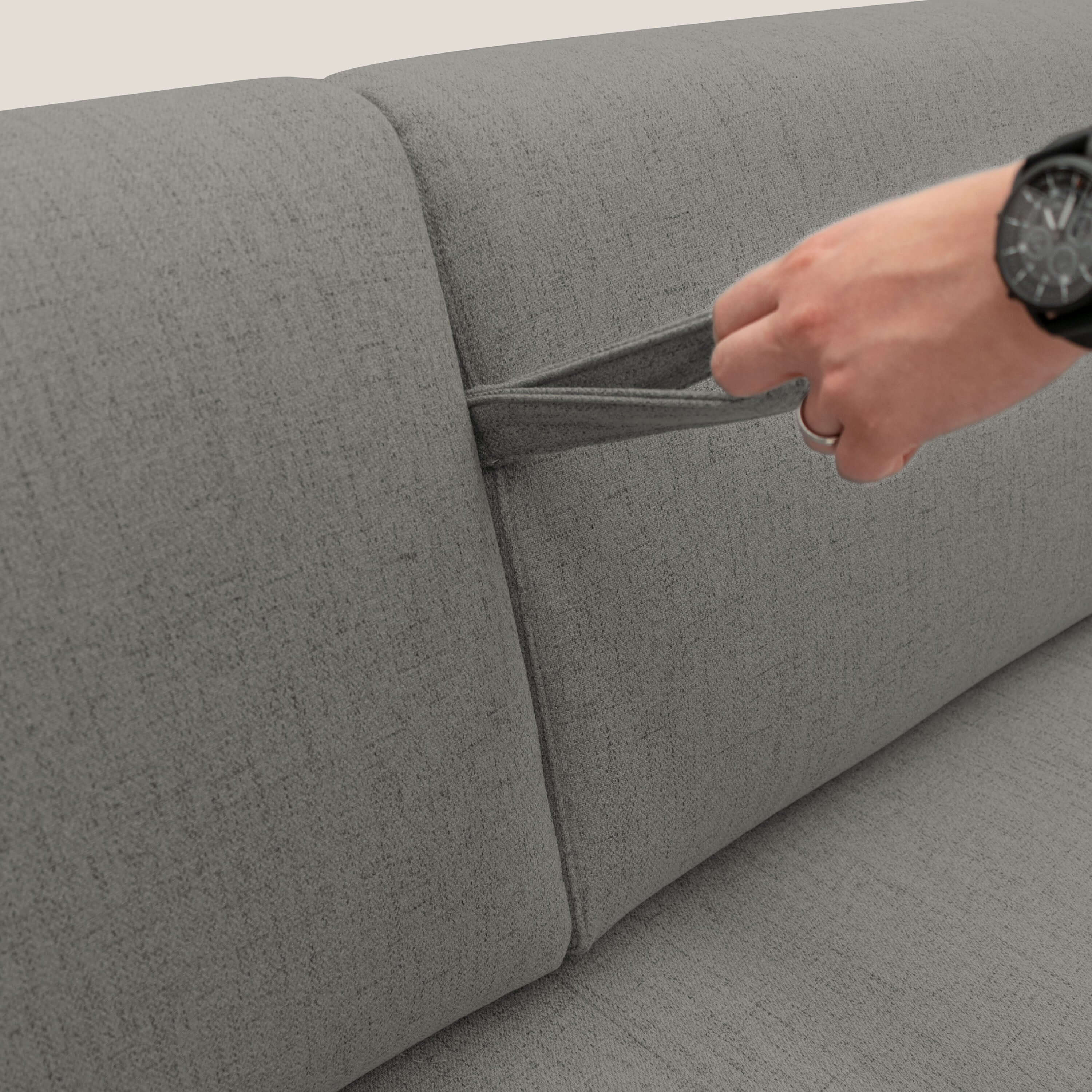 Duna Divano letto matrimoniale con materasso 20 cm in tessuto impermeabile T03 - divitt.sbs
